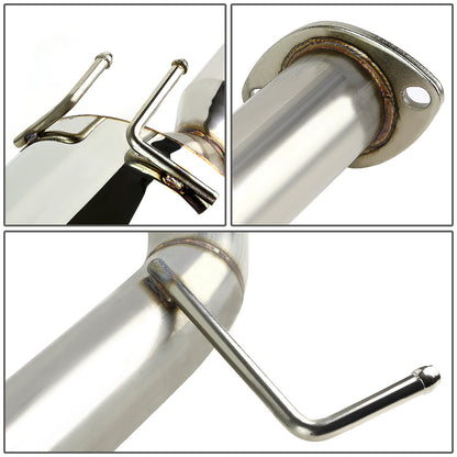 TUBERIA CATBACK CATBACK - 12-15 HONDA CIVIC COUPE - OE STYLE - SINGLE TIP - STAINLESS STEEL