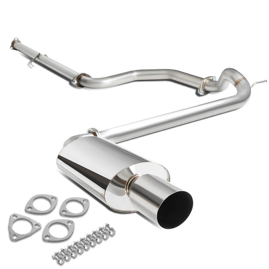 TUBERIA CATBACK CATBACK - 88-91 HONDA CIVIC 4-DOOR - OEM STYLE - SINGLE TIP - STAINLESS STEEL