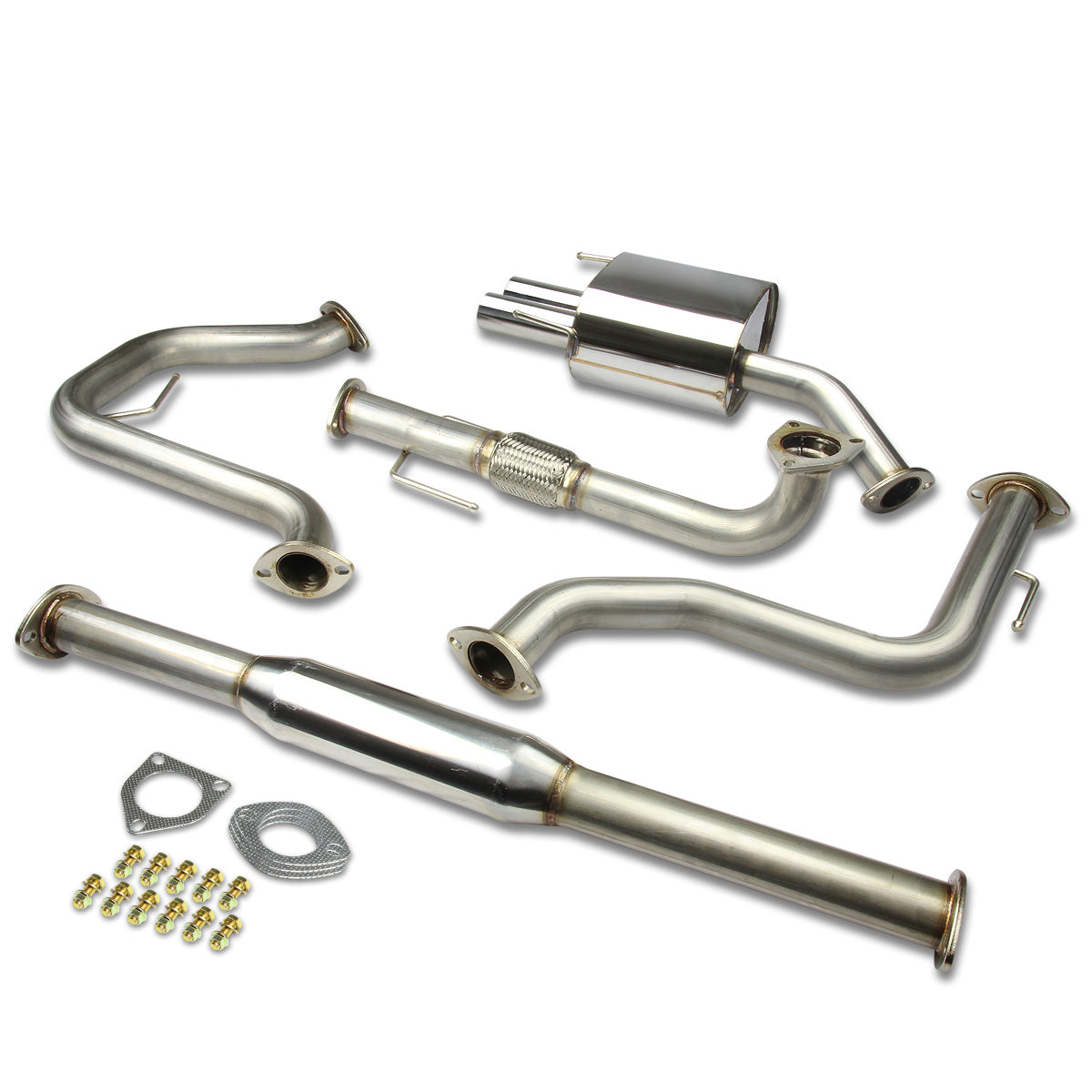 TUBERIA CATBACK CATBACK - 03-11 SAAB 9-3 2.0T - DUAL TIP - STAINLESS STEEL