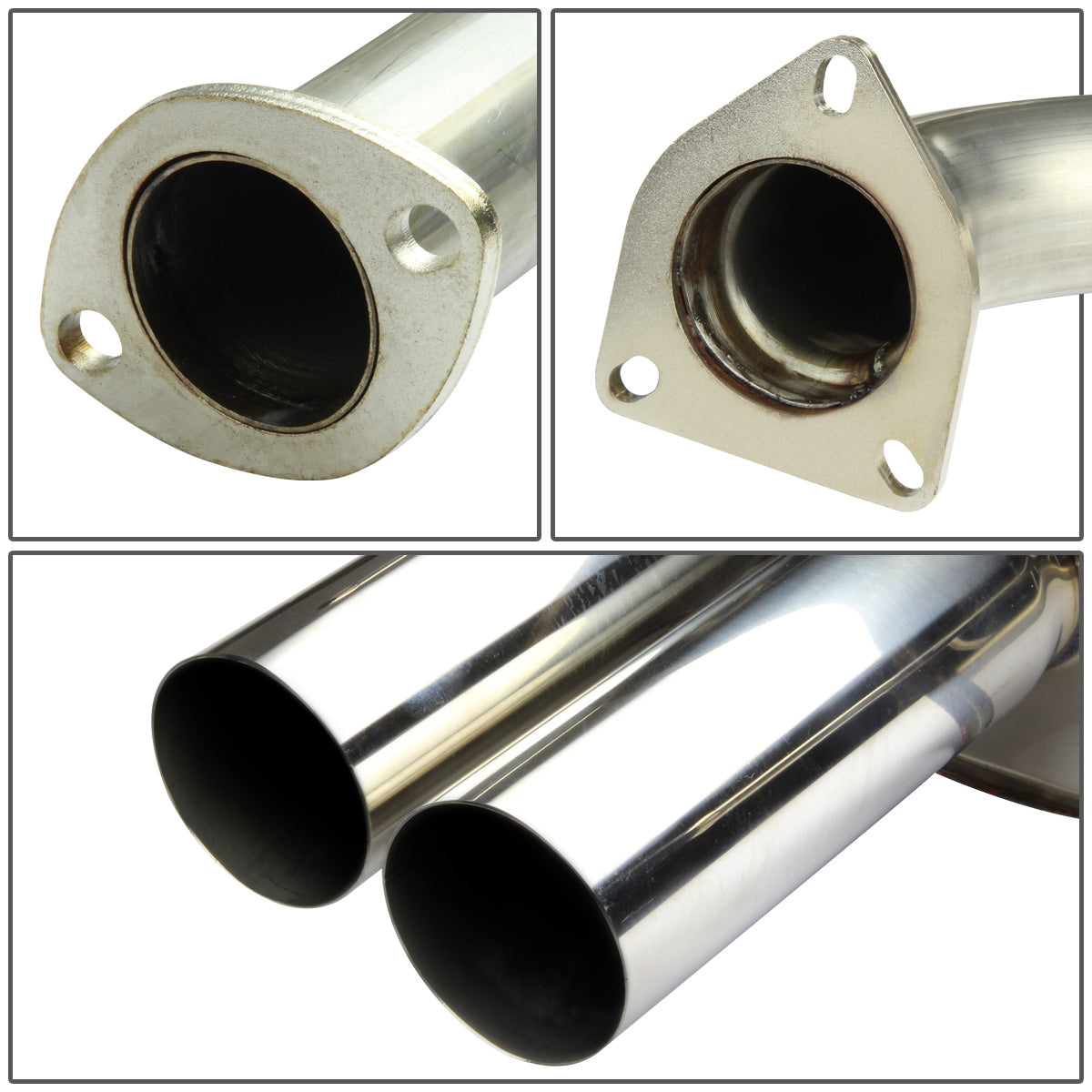 TUBERIA CATBACK CATBACK - 03-11 SAAB 9-3 2.0T - DUAL TIP - STAINLESS STEEL