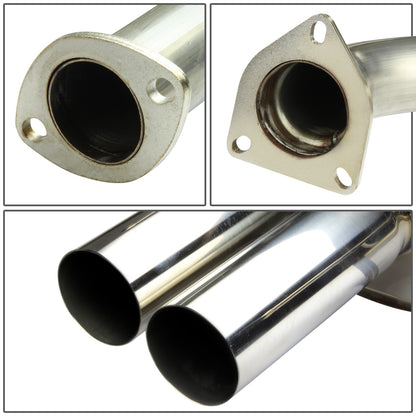 TUBERIA CATBACK CATBACK - 03-11 SAAB 9-3 2.0T - DUAL TIP - STAINLESS STEEL