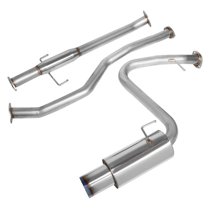 TUBERIA CATBACK CATBACK - 05-10 SCION TC - 2.4L - SINGLE BURNT TIP - STAINLESS STEEL