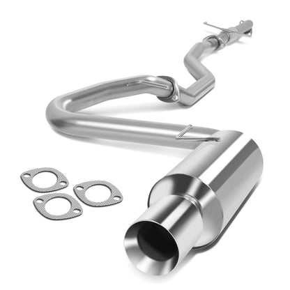 TUBERIA CATBACK CATBACK - 05-10 SCION TC 2.4L - SINGLE ROLLED TIP - STAINLESS STEEL