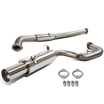 TUBERIA CATBACK CATBACK - 85-88 COROLLA AE86 GTS - SINGLE TIP - STAINLESS STEEL