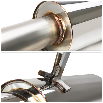 TUBERIA CATBACK CATBACK - 85-88 COROLLA AE86 GTS - SINGLE TIP - STAINLESS STEEL