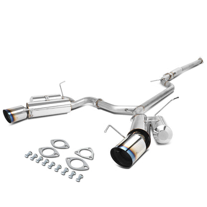 TUBERIA CATBACK CATBACK - 04-08 ACURA TSX CL10 - SINGLE TIP - STAINLESS STEEL