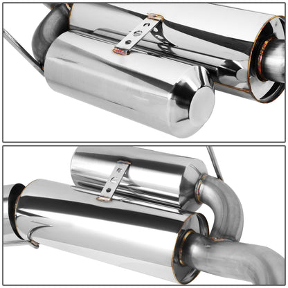 TUBERIA CATBACK CATBACK - 04-08 ACURA TSX CL10 - SINGLE TIP - STAINLESS STEEL