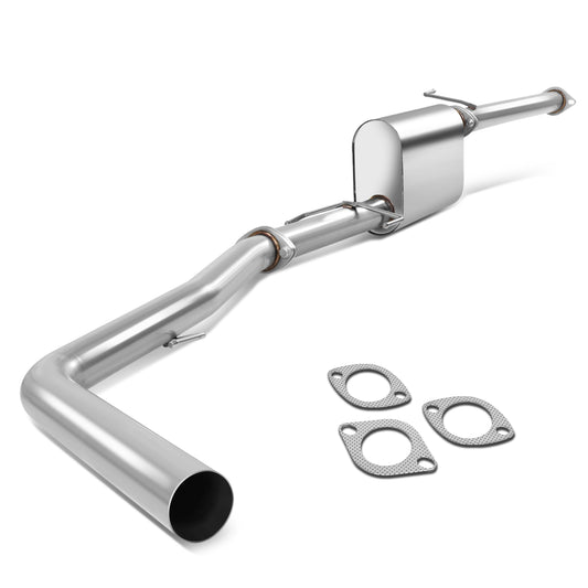 TUBERIA CATBACK CATBACK - 13-15 TOYOTA TACOMA CREW / EXTENDED CAB 2.7L WITH 5/6FT BED - SINGLE TIP - STAINLESS STEEL