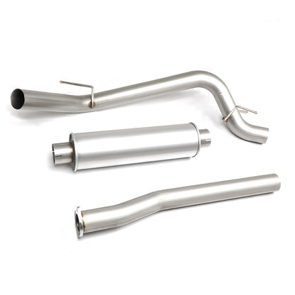 TUBERIA CATBACK CATBACK - 16-18 TOYOTA TACOMA 3.5L - SINGLE TIP - STAINLESS STEEL