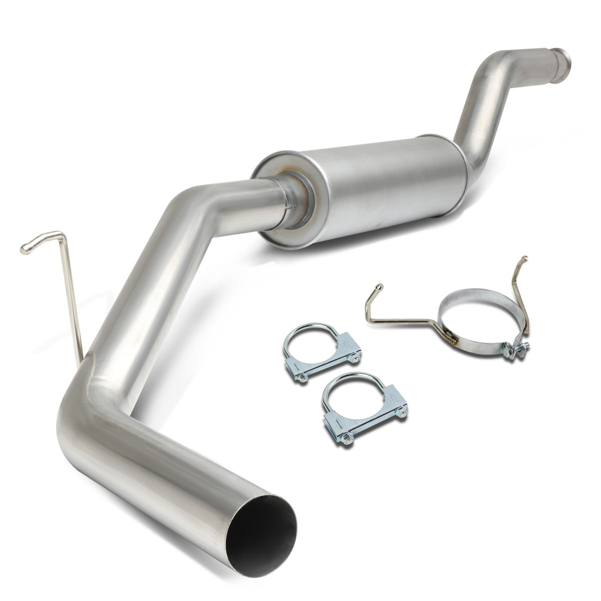 TUBERIA CATBACK CATBACK -  00-06 TOYOTA TUNDRA 4.7L - SINGLE TIP - STAINLESS STEEL