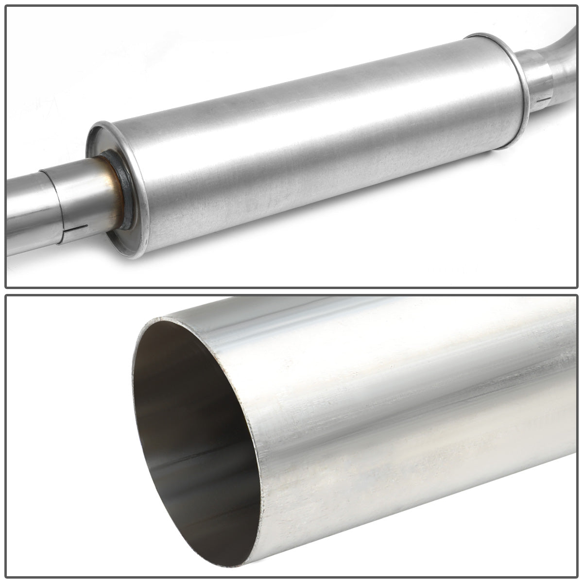 TUBERIA CATBACK CATBACK -  00-06 TOYOTA TUNDRA 4.7L - SINGLE TIP - STAINLESS STEEL