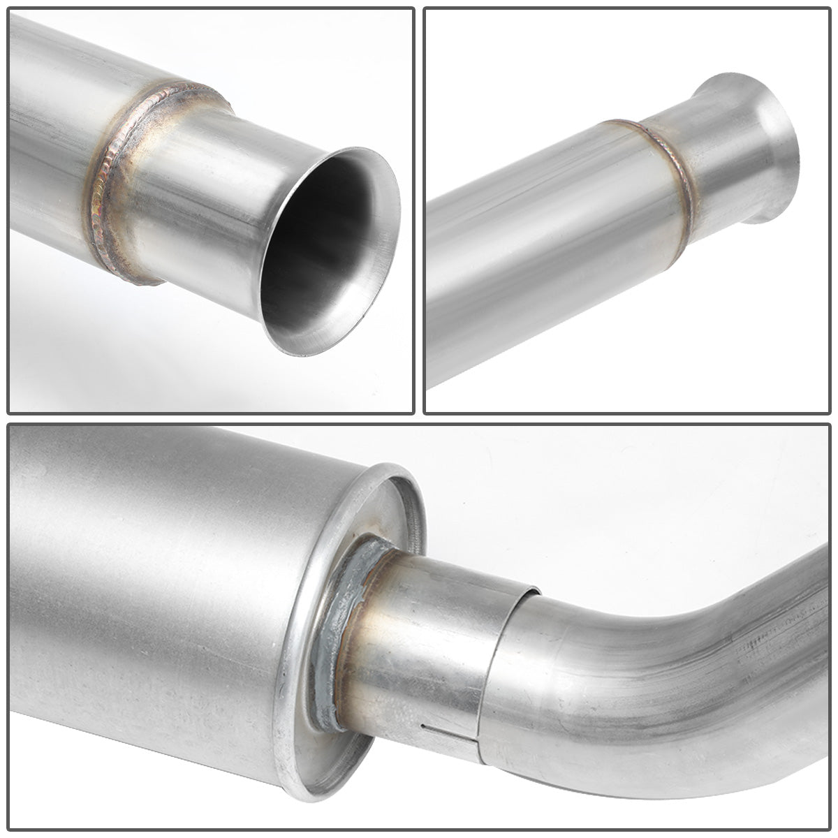 TUBERIA CATBACK CATBACK -  00-06 TOYOTA TUNDRA 4.7L - SINGLE TIP - STAINLESS STEEL