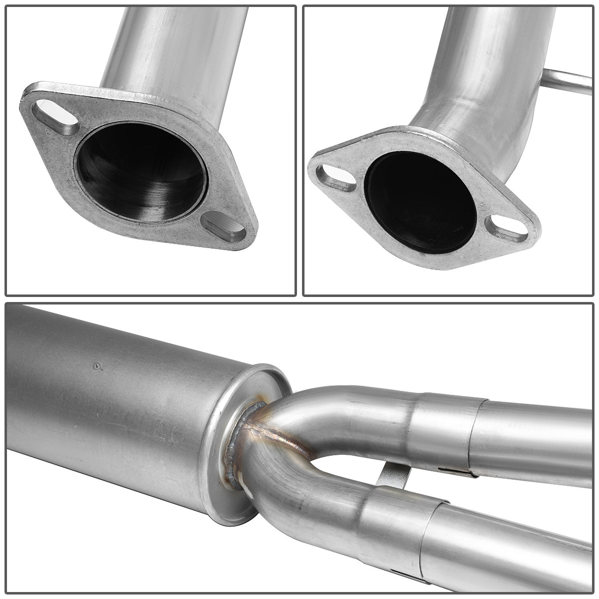 TUBERIA CATBACK CATBACK - 09-17 TOYOTA TUNDRA 4.6L / 5.7L - SINGLE TIP - STAINLESS STEEL