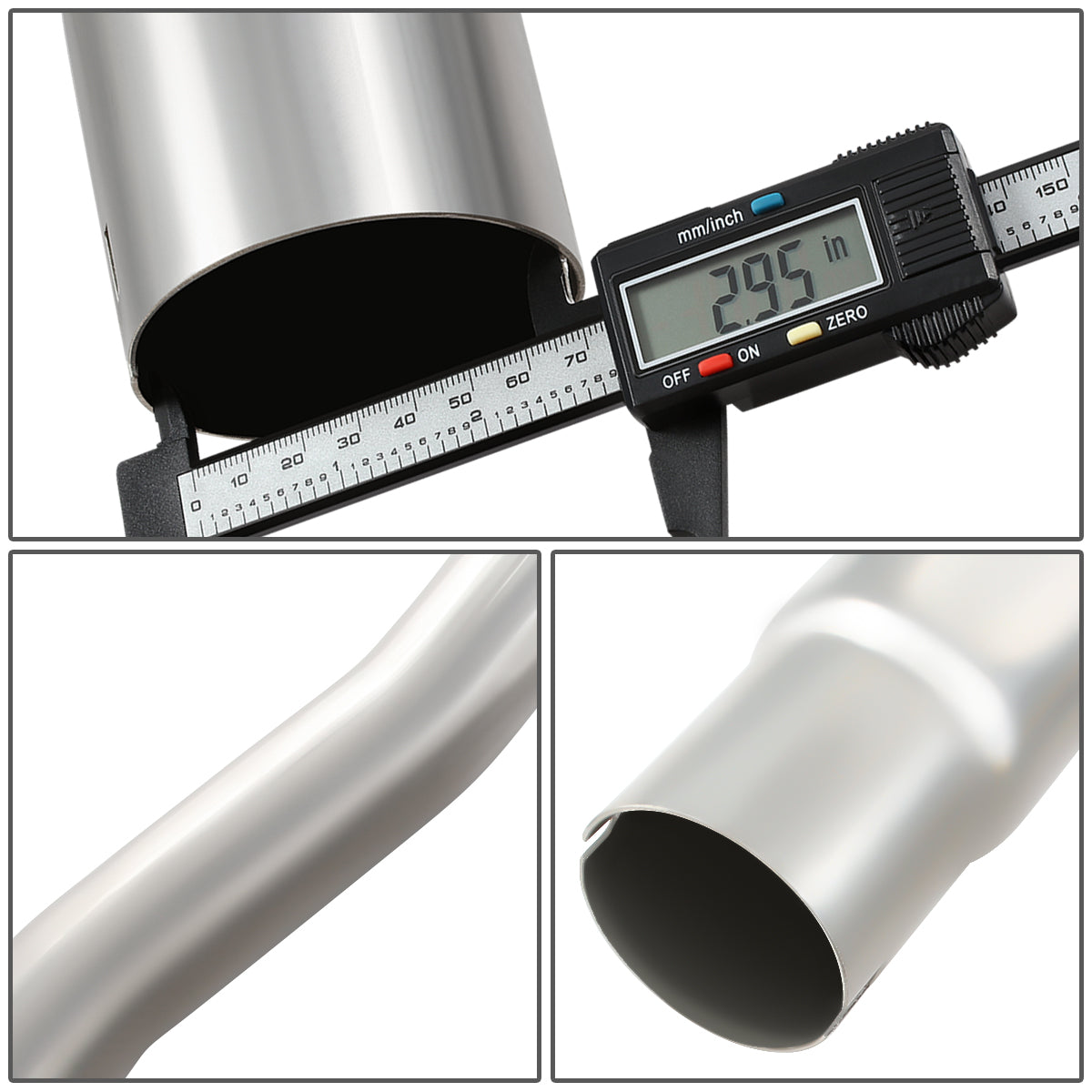 TUBERIA CATBACK CATBACK - 04-08 FORD F-150 4.6L, 5.4L / 06-08 LINCOLN MARK LT 4.6L, 5.4L - EXCLUDES SUPERCAB MODELS WITH 8FT BED - ALUMINIZED / STAINLESS