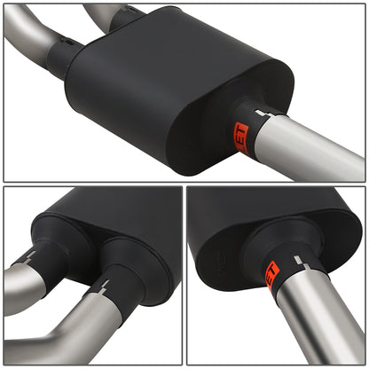 TUBERIA CATBACK CATBACK - 04-08 FORD F-150 4.6L, 5.4L / 06-08 LINCOLN MARK LT 4.6L, 5.4L - EXCLUDES SUPERCAB MODELS WITH 8FT BED - ALUMINIZED / STAINLESS