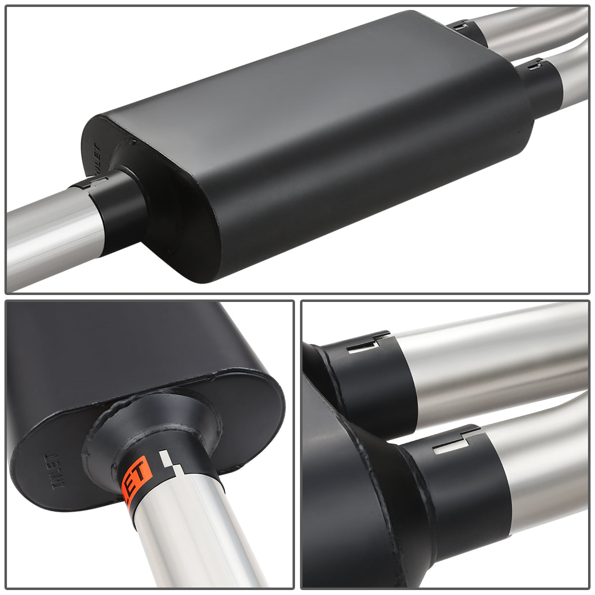 TUBERIA CATBACK CATBACK - 09-14 FORD F-150 4.6L, 5.0L, 5.4L - EXCLUDES RAPTOR, ECOBOOST, 6.2L MODELS - EXACT FIT FOR 163" WHEELBASE MODELS WITH INCLUDED EXTENSION PIPE SUPER CAB WITH 8FT BED - SHORTER MODELS WILL REQUIRE TRIMMING OF EXTENSION PIPE OR MAIN