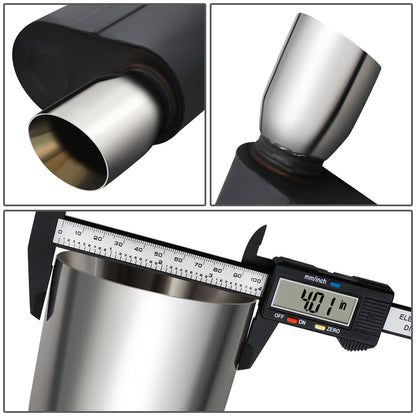 TUBERIA CATBACK CATBACK - 05-10 FORD MUSTANG 4.6L, 5.4L - ALUMINIZED / STAINLESS