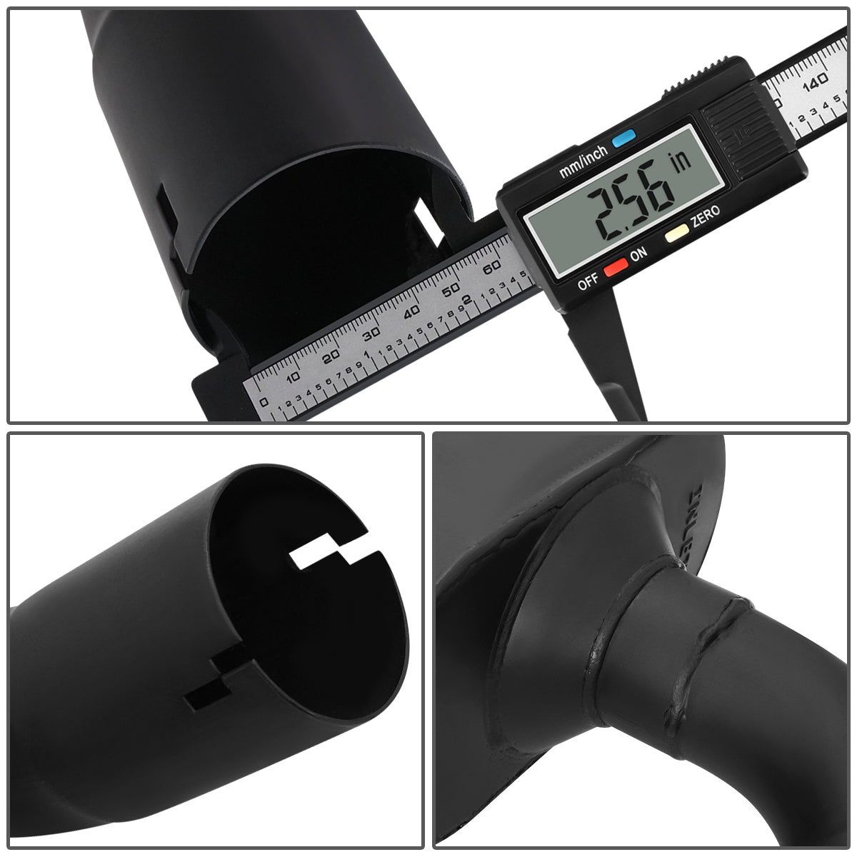 TUBERIA CATBACK CATBACK - 05-10 FORD MUSTANG 4.6L, 5.4L - ALUMINIZED / STAINLESS