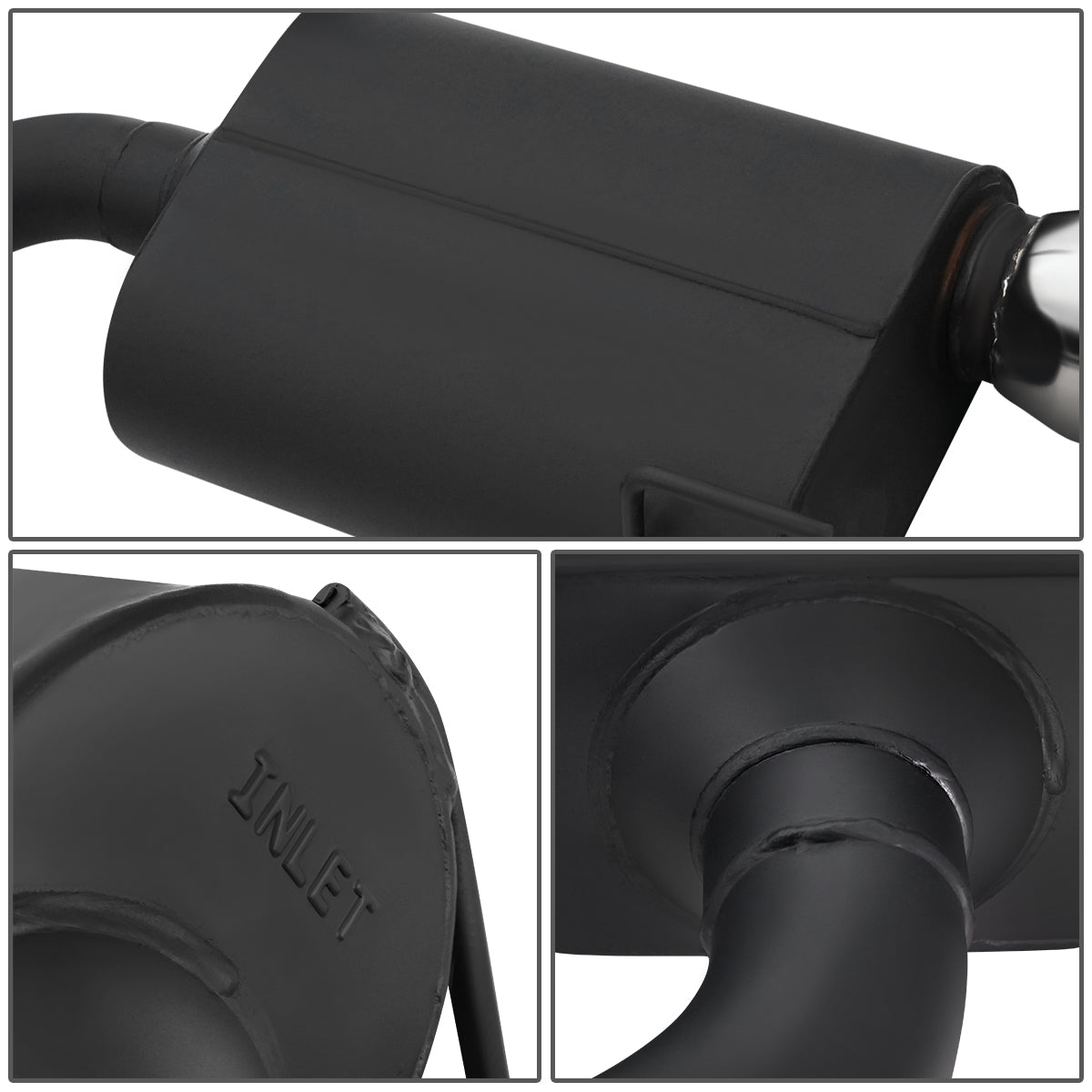 TUBERIA CATBACK CATBACK - 05-10 FORD MUSTANG 4.6L, 5.4L - ALUMINIZED / STAINLESS