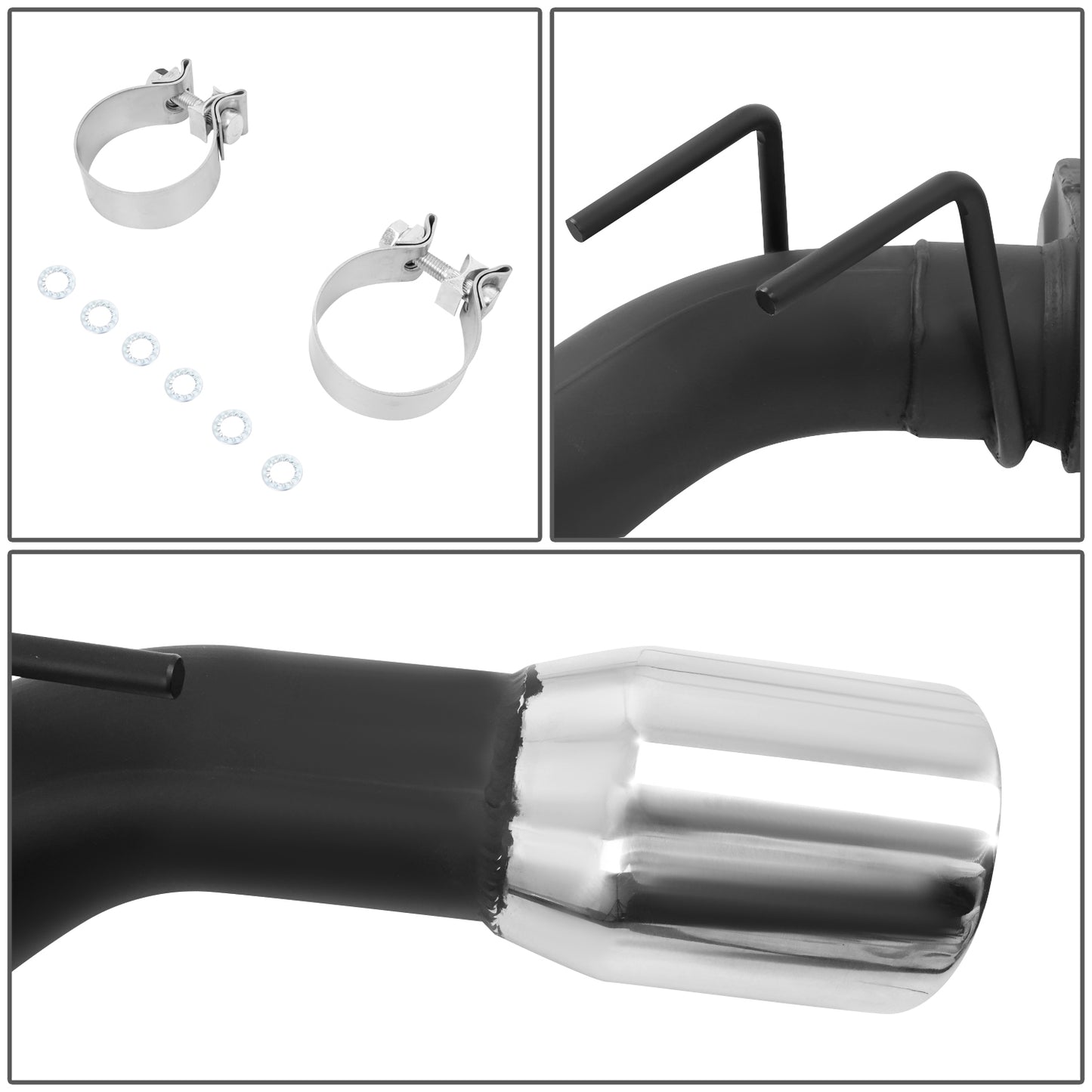 TUBERIA CATBACK CATBACK - 10-15 CHEVROLET CAMARO 6.2L - ALUMINIZED / STAINLESS