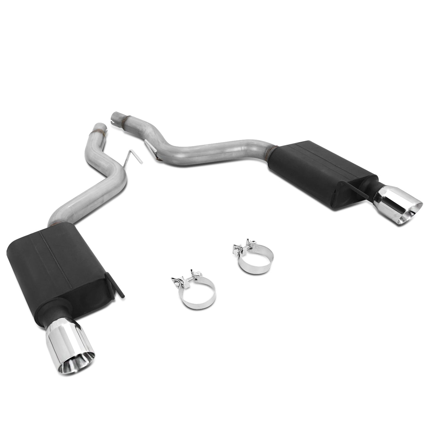 TUBERIA CATBACK CATBACK - 15-17 FORD MUSTANG GT 5.0L - ALUMINIZED / STAINLESS