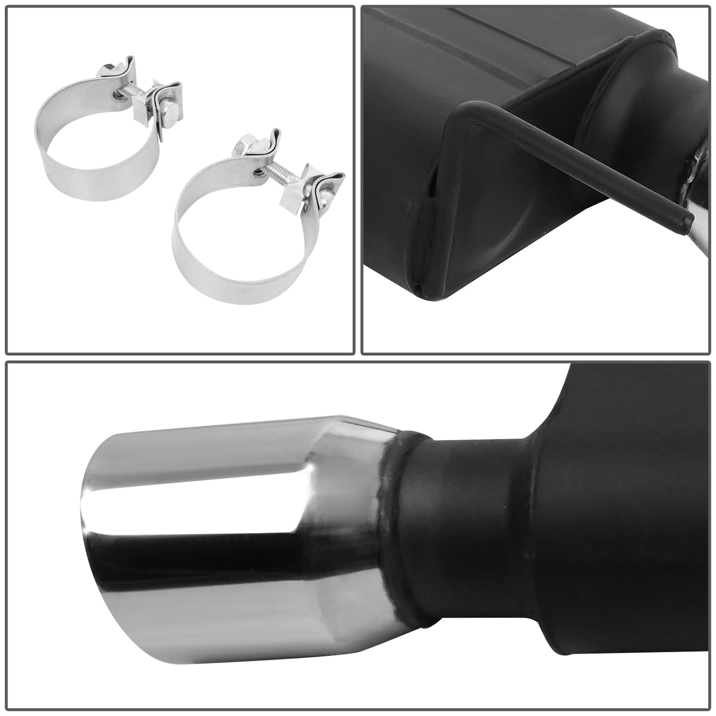 TUBERIA CATBACK CATBACK - 15-17 FORD MUSTANG GT 5.0L - ALUMINIZED / STAINLESS