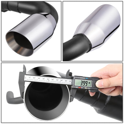 TUBERIA CATBACK CATBACK - 12-17 JEEP WRANGLER / 2018 JEEP WRANGLER JK - FITS MODELS WITH 3.6L ENGINE - ALUMINIZED / STAINLESS