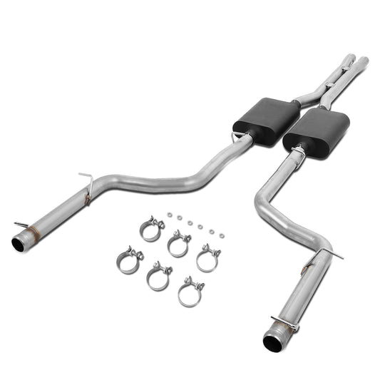 TUBERIA CATBACK CATBACK - 09-14 DODGE CHALLENGER 5.7L - MUST REUSE OEM EXHAUST TIPS - ALUMINIZED STEEL