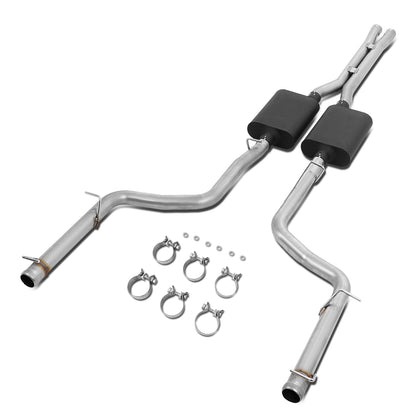 TUBERIA CATBACK CATBACK - 09-14 DODGE CHALLENGER 5.7L - MUST REUSE OEM EXHAUST TIPS - ALUMINIZED STEEL