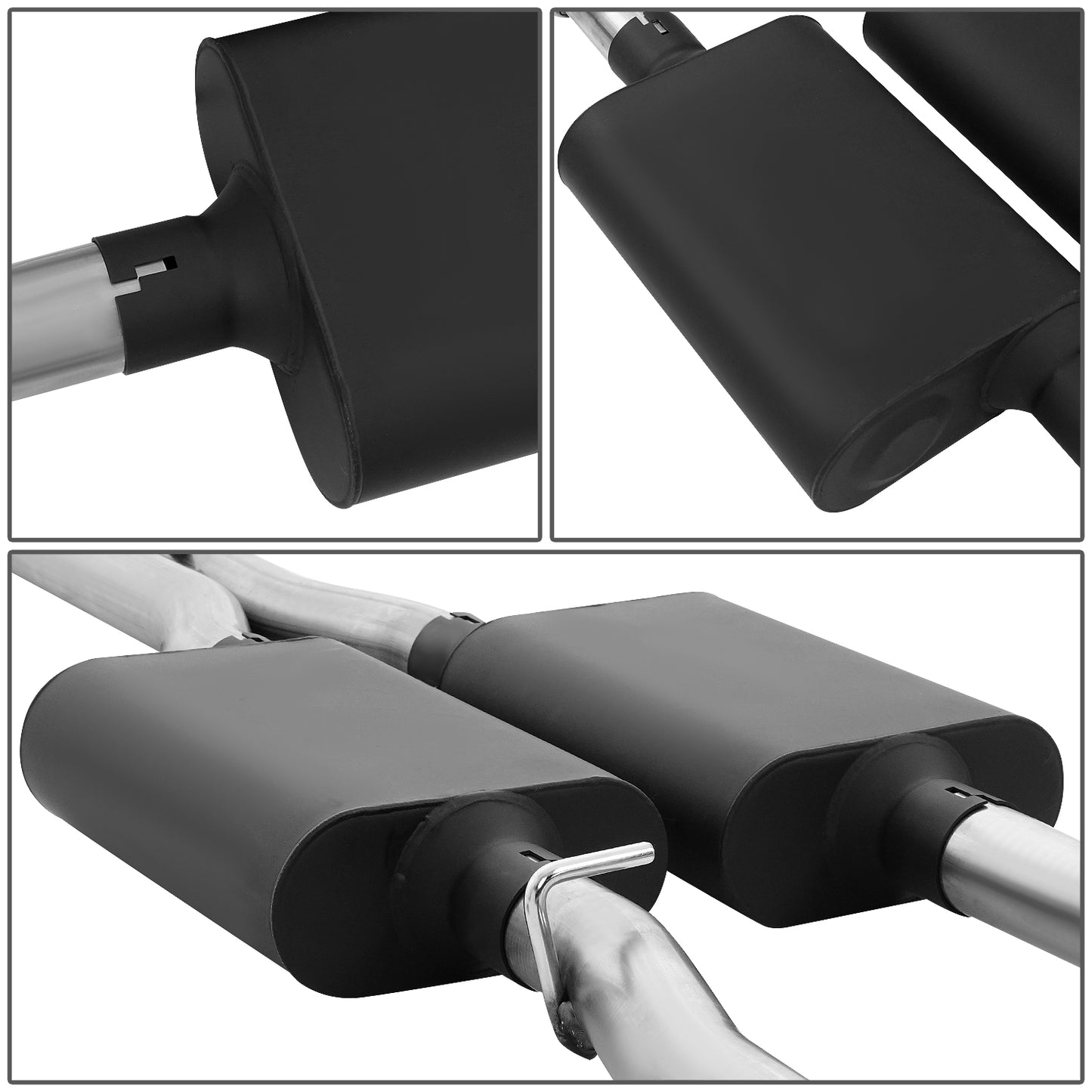 TUBERIA CATBACK CATBACK - 09-14 DODGE CHALLENGER 5.7L - MUST REUSE OEM EXHAUST TIPS - ALUMINIZED STEEL