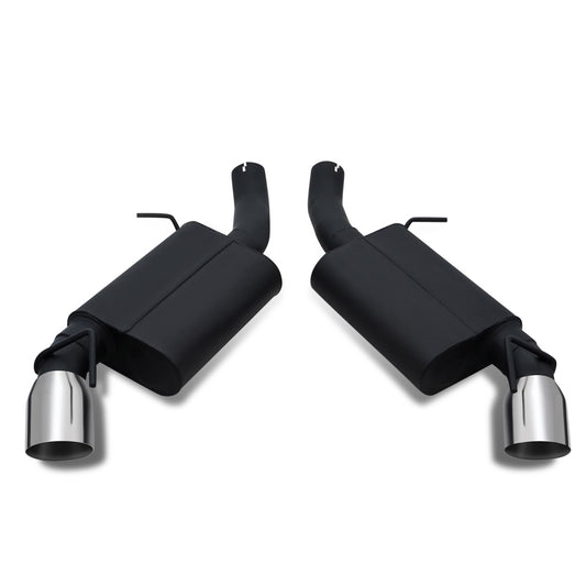 TUBERIA CATBACK CATBACK - 16-19 CHEVROLET CAMARO SS WITH 6.2L ENGINE - DOES NOT FIT VEHICLES FITTED WITH PERFORMANCE EXHAUST OPTION (QUADTIP) - ALUMINIZED / STAINLESS