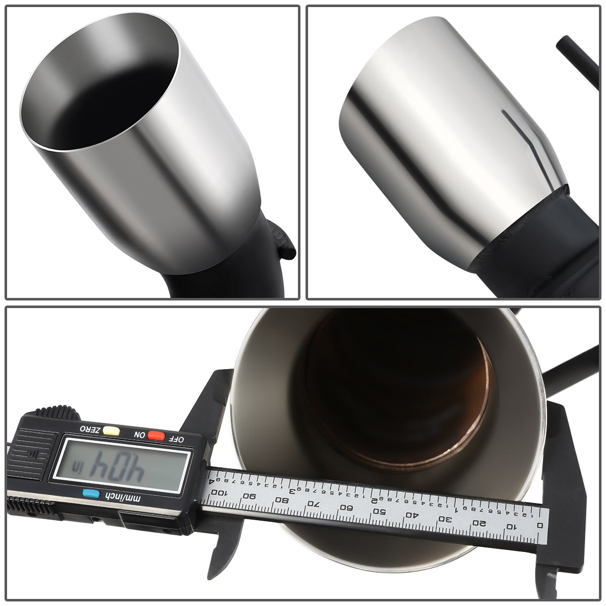 TUBERIA CATBACK CATBACK - 16-19 CHEVROLET CAMARO SS WITH 6.2L ENGINE - DOES NOT FIT VEHICLES FITTED WITH PERFORMANCE EXHAUST OPTION (QUADTIP) - ALUMINIZED / STAINLESS