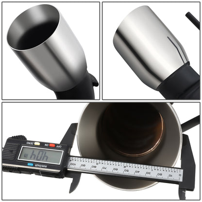 TUBERIA CATBACK CATBACK - 16-19 CHEVROLET CAMARO SS WITH 6.2L ENGINE - DOES NOT FIT VEHICLES FITTED WITH PERFORMANCE EXHAUST OPTION (QUADTIP) - ALUMINIZED / STAINLESS