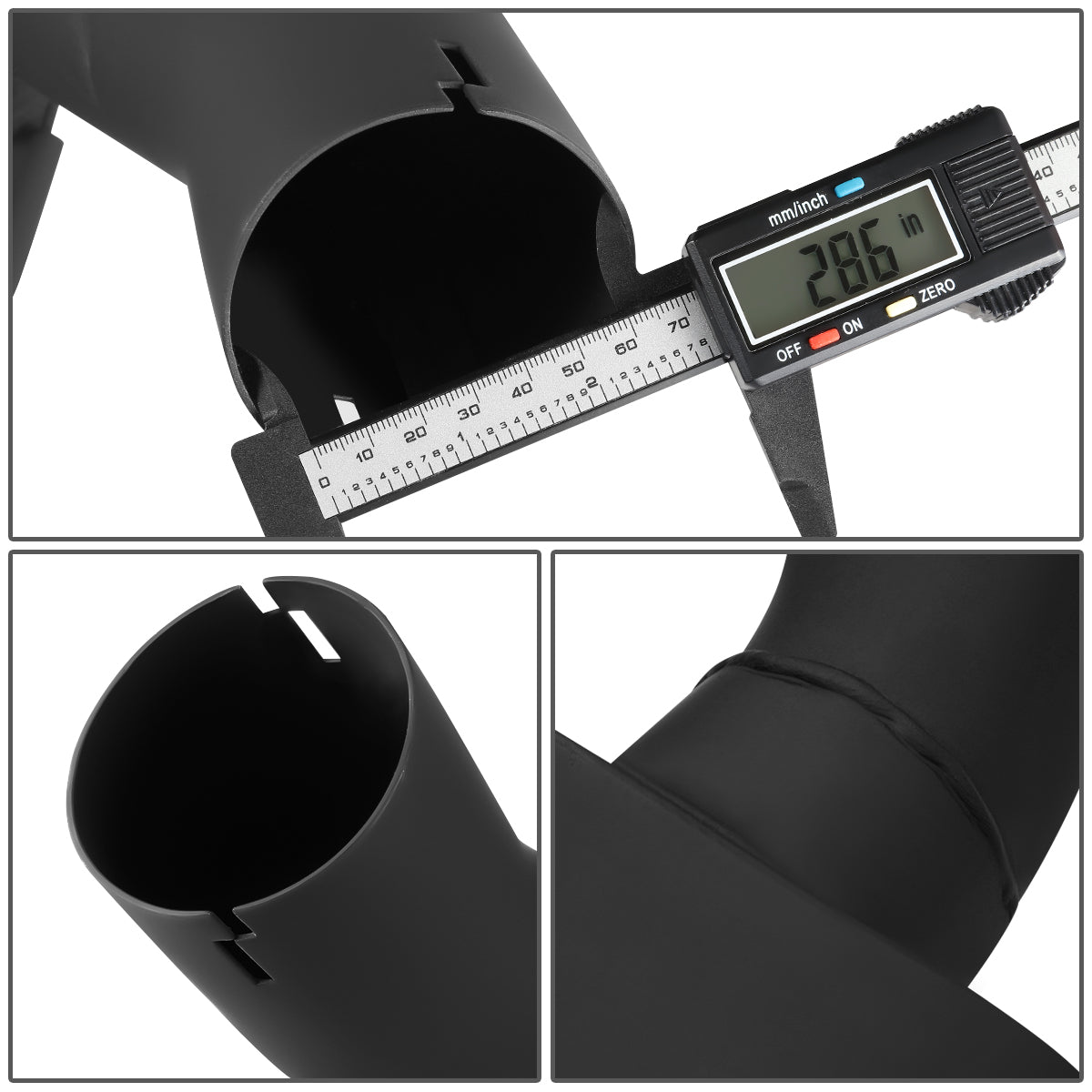 TUBERIA CATBACK CATBACK - 16-19 CHEVROLET CAMARO SS WITH 6.2L ENGINE - DOES NOT FIT VEHICLES FITTED WITH PERFORMANCE EXHAUST OPTION (QUADTIP) - ALUMINIZED / STAINLESS