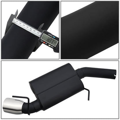 TUBERIA CATBACK CATBACK - 16-19 CHEVROLET CAMARO SS WITH 6.2L ENGINE - DOES NOT FIT VEHICLES FITTED WITH PERFORMANCE EXHAUST OPTION (QUADTIP) - ALUMINIZED / STAINLESS