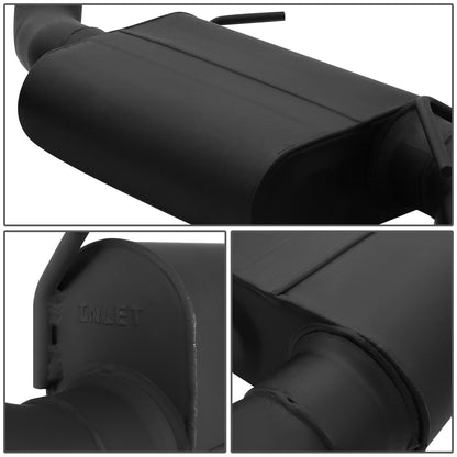 TUBERIA CATBACK CATBACK - 16-19 CHEVROLET CAMARO SS WITH 6.2L ENGINE - DOES NOT FIT VEHICLES FITTED WITH PERFORMANCE EXHAUST OPTION (QUADTIP) - ALUMINIZED / STAINLESS