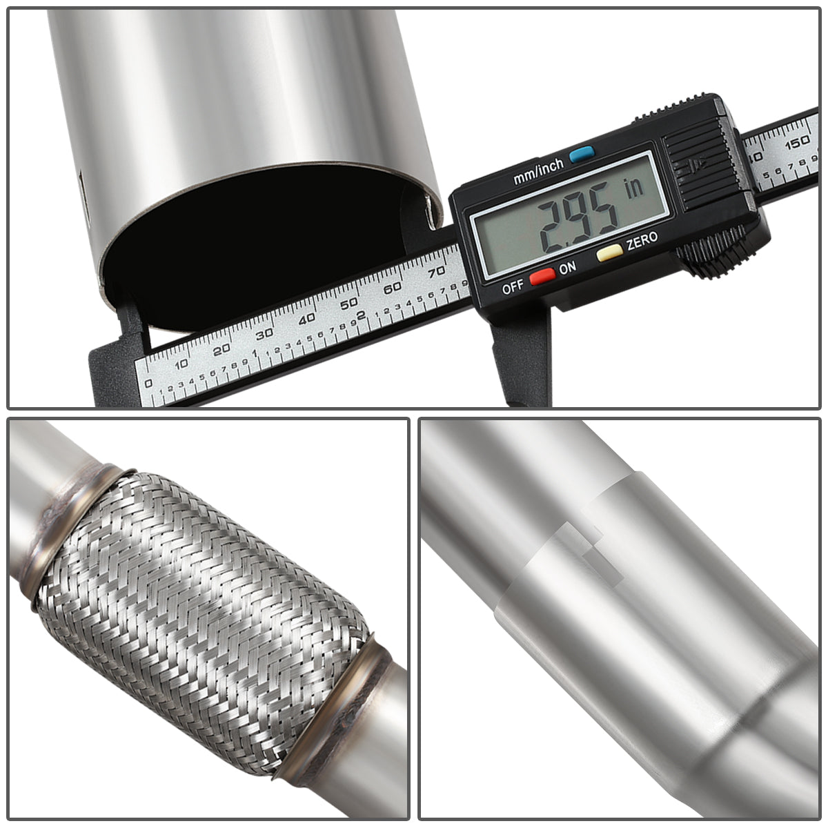 TUBERIA CATBACK CATBACK - 07-13 CHEVROLET SILVERADO 1500 5.3L CREW CAB WITH 5.5' BED / 07-08 CHEVROLET SILVERADO 1500 4.8L CREW CAB WITH 5.5' BED / 07-13 CHEVROLET SILVERADO 1500 5.3L EXTRA CAB WITH 6.5' BED / 07-08 CHEVROLET SILVERADO 1500 4.8L EXTRA CAB