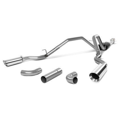 TUBERIA CATBACK CATBACK - 07-13 CHEVROLET SILVERADO 1500 5.3L CREW CAB WITH 5.5' BED / 07-08 CHEVROLET SILVERADO 1500 4.8L CREW CAB WITH 5.5' BED / 07-13 CHEVROLET SILVERADO 1500 5.3L EXTRA CAB WITH 6.5' BED / 07-08 CHEVROLET SILVERADO 1500 4.8L EXTRA CAB