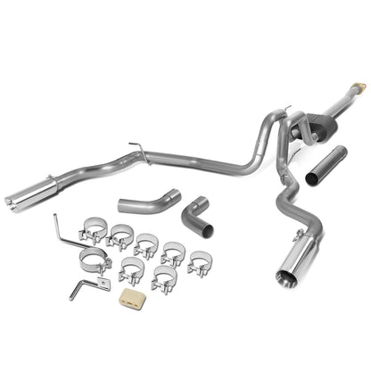 TUBERIA CATBACK CATBACK - 15-20 FORD F-150 2.7L, 3.5L, 5.0L - ALUMINIZED / STAINLESS