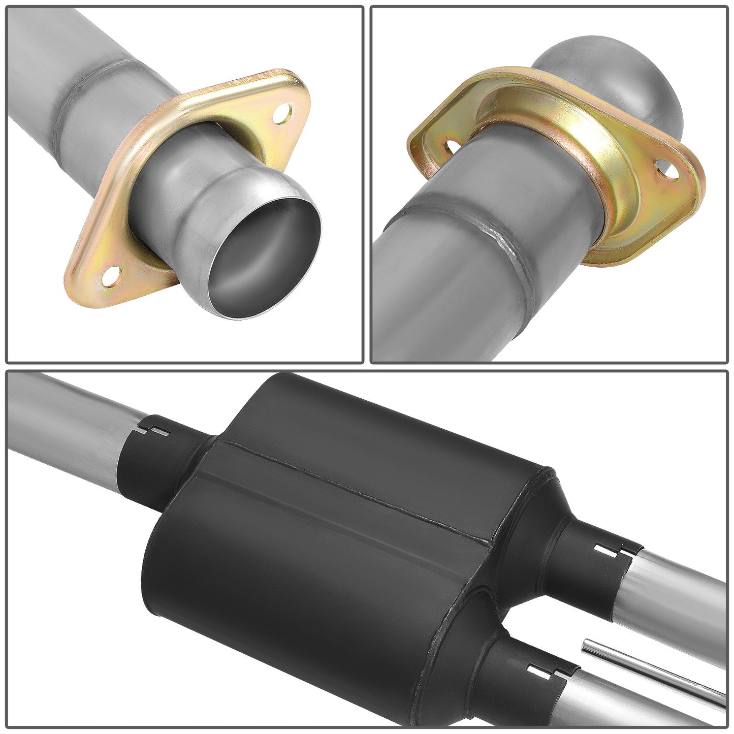 TUBERIA CATBACK CATBACK - 15-20 FORD F-150 2.7L, 3.5L, 5.0L - ALUMINIZED / STAINLESS