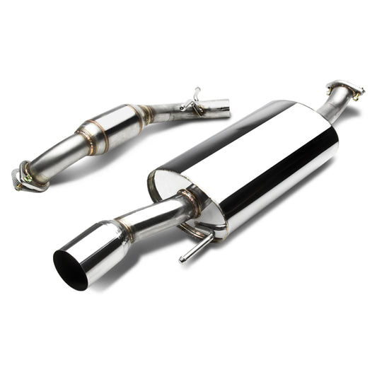 TUBERIA CATBACK CATBACK - 92-98 VW GOLF MK3 8V/VR7 - SINGLE TIP - STAINLESS STEEL