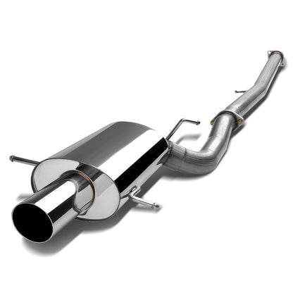 TUBERIA CATBACK CATBACK - 02-07 SUBARU WRX/STI EJ20/EJ25 - SINGLE ROLLED TIP - OVAL MUFFLER - STAINLESS STEEL
