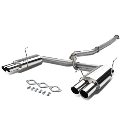 TUBERIA CATBACK CATBACK - 15-17 SUBARU WRX & STI SEDAN - QUAD TIP DUAL MUFFLER - STAINLESS STEEL
