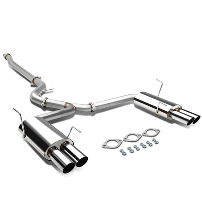 TUBERIA CATBACK CATBACK - 15-17 SUBARU WRX & STI SEDAN - QUAD TIP DUAL MUFFLER - STAINLESS STEEL