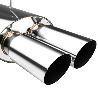 TUBERIA CATBACK CATBACK - 15-17 SUBARU WRX & STI SEDAN - QUAD TIP DUAL MUFFLER - STAINLESS STEEL