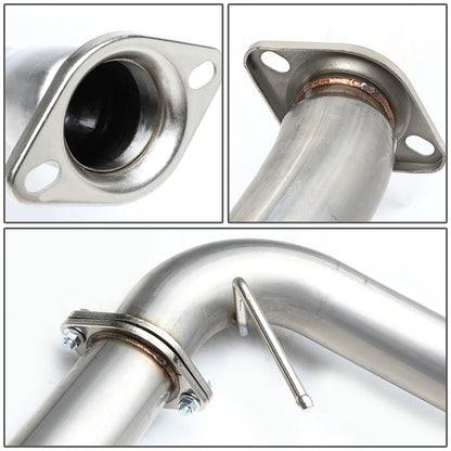 TUBERIA CATBACK CATBACK - 15-17 SUBARU WRX & STI SEDAN - QUAD TIP DUAL MUFFLER - STAINLESS STEEL