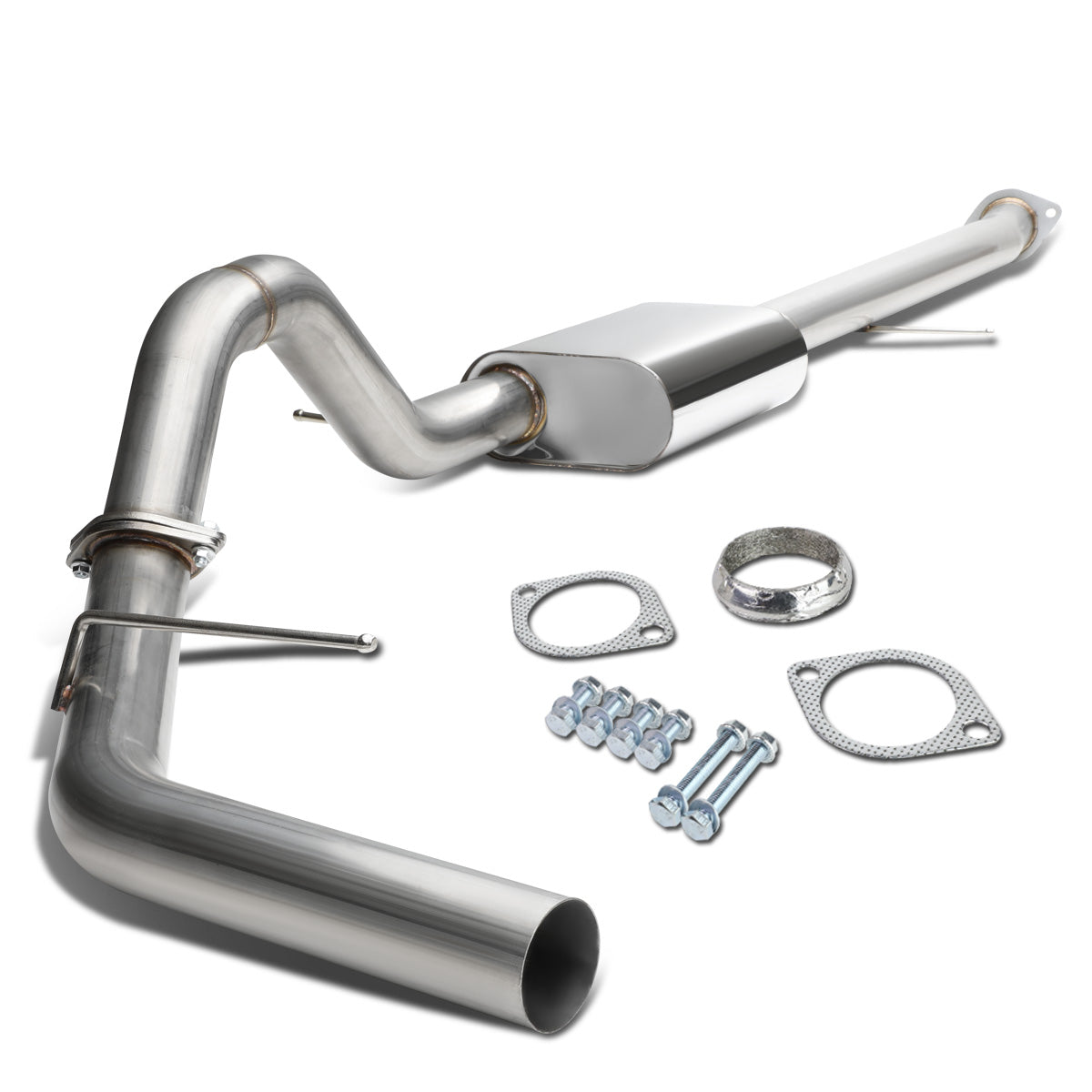 TUBERIA CATBACK CATBACK - 00-06 CHEVY SUBURBAN 1500 5.3L / 00-06 GMC YUKON XL 1500 5.3L / 02-06 CHEVY AVALANCHE 5.3L - SINGLE - STAINLESS STEEL