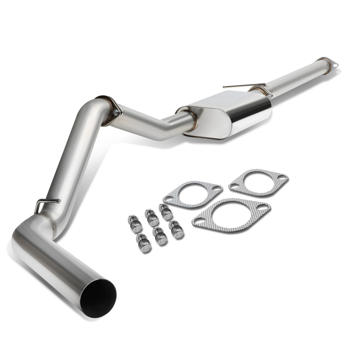 TUBERIA CATBACK CATBACK - 96-99 CHEVY TAHOE 5.7L / 96-99 GMC YUKON 5.L - SINGLE - STAINLESS STEEL