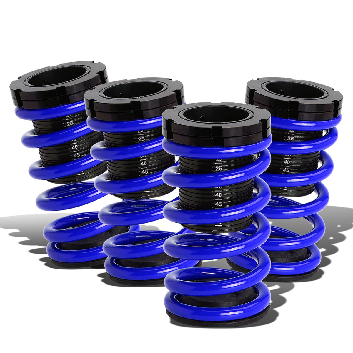COILOVER 01-05 HONDA CIVIC - SCALE - BLACK SLEEVE / BLACK TOP / BLUE SPRING
