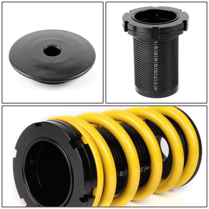 COILOVER 01-05 HONDA CIVIC - SCALE - BLACK SLEEVE / BLACK TOP / YELLOW SPRING